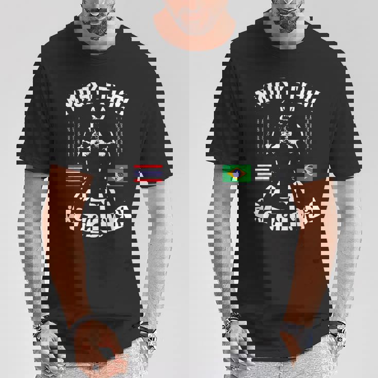 ムエタイ ブラジル ブラジル 格闘技 タイ Tシャツ 面白い贈り物