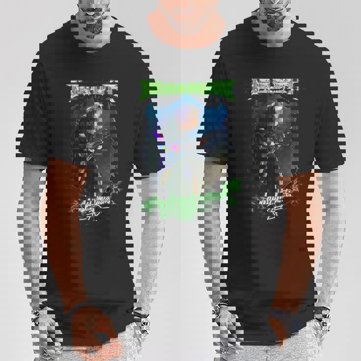 メガデス デイブ・マステイン。 Tシャツ 面白い贈り物