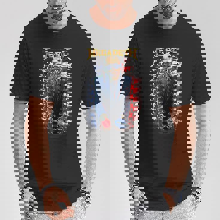 メガデス 振るう手榴弾 Tシャツ 面白い贈り物