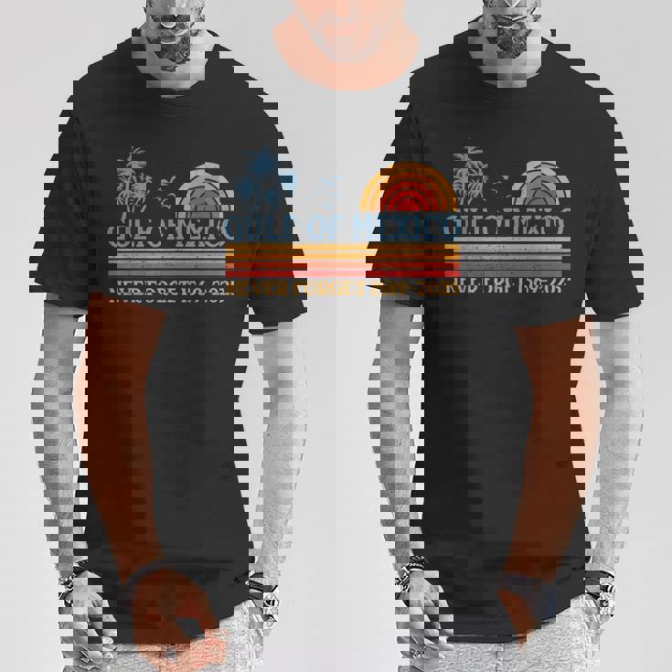 メキシコ湾 Never Forget シャツ アメリカ湾 メキシコ Tシャツ 面白い贈り物