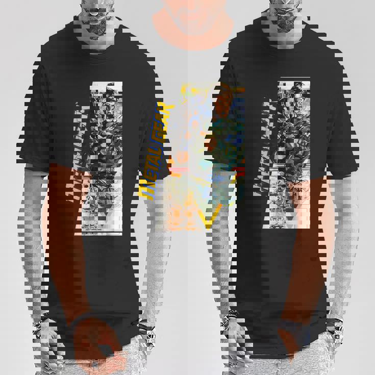 メタルギアボックス アート タクティカル スパイ活動 レトロゲーマー Tシャツ 面白い贈り物