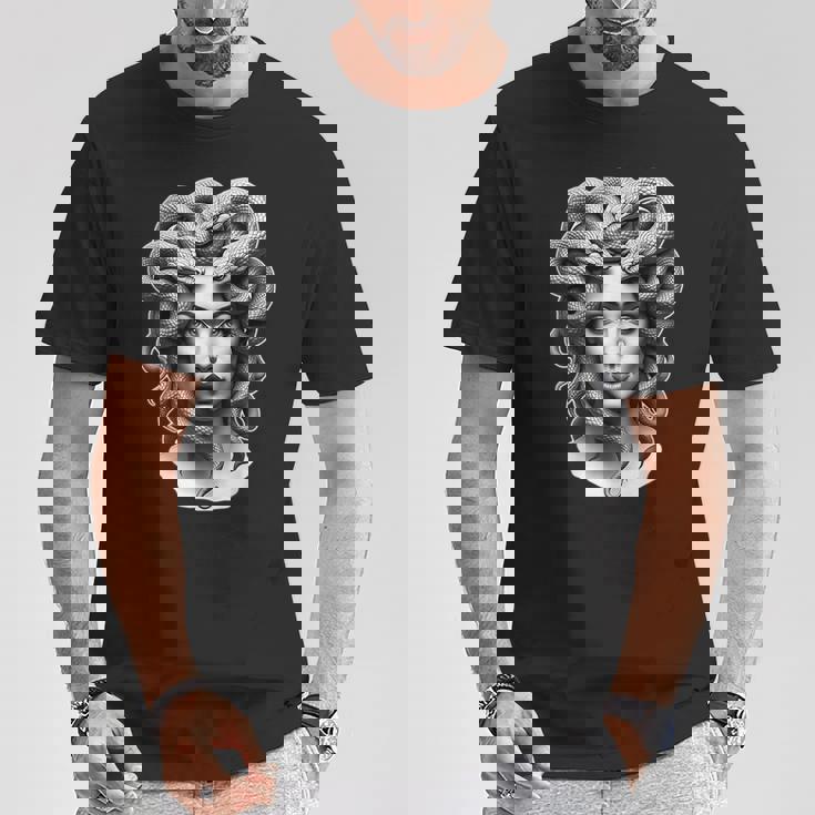 メデューサギリシャ神話 Tシャツ 面白い贈り物