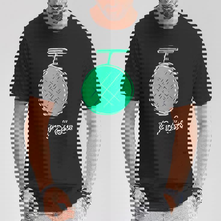 メロン Melon 『フルーツ ポップ』果物 シンプル ゆるい かわいい 落書き イラスト Tシャツ 面白い贈り物