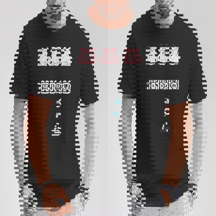 メンダコ《インベーダー》【どうぶつフレンズ】ゲーム パロディ 水族館 ゆるくて かわいい 面白い 動物 キャラクター Tシャツ 面白い贈り物