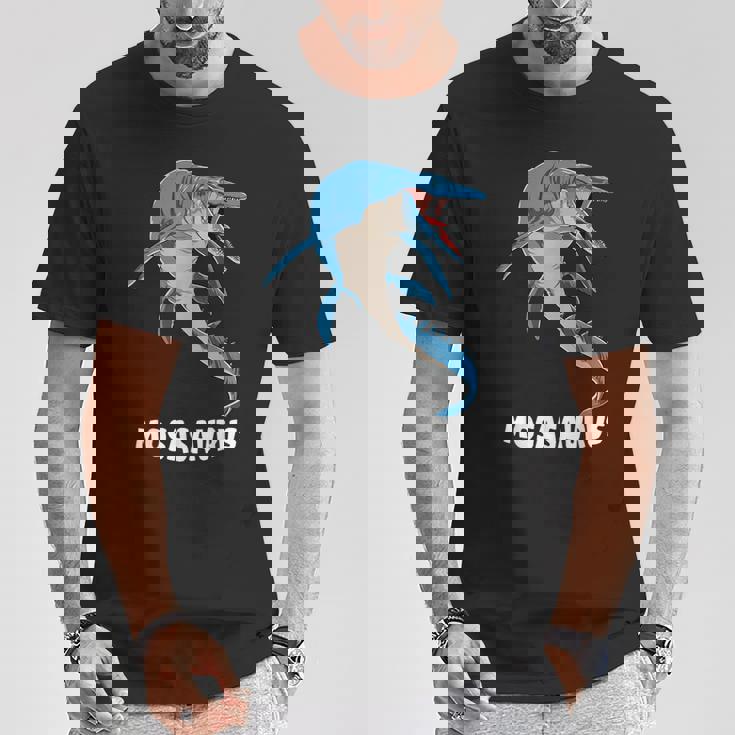 モササウルス 先史時代デザイン Tシャツ 面白い贈り物