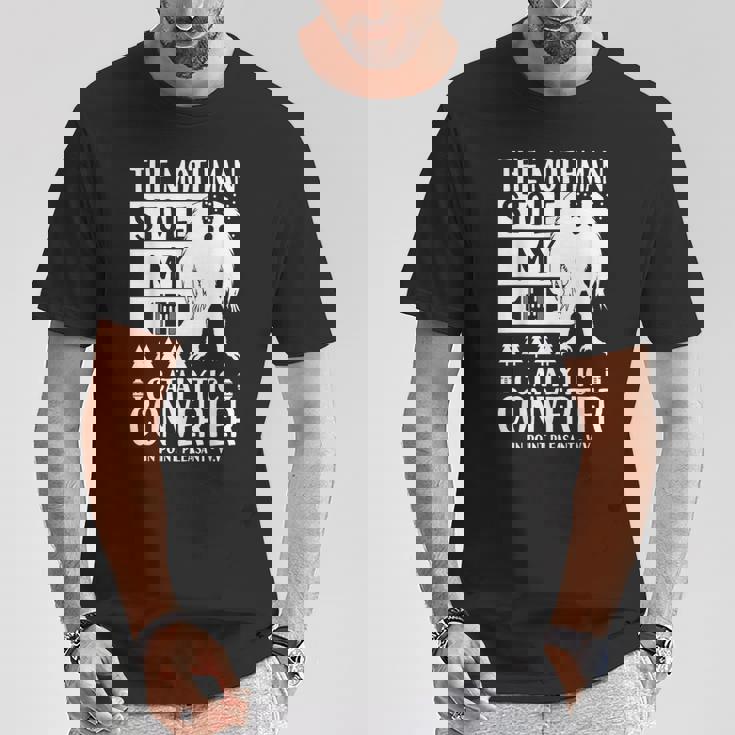 モスマンが私の触媒コンバーターを盗んだ Moth Man Cryptid Tシャツ 面白い贈り物