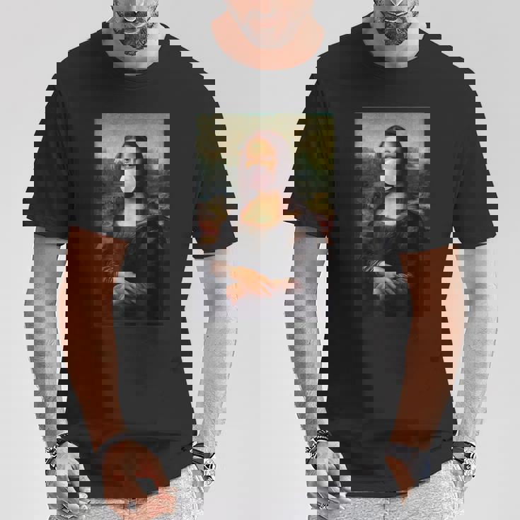 モナリザ チューインガム レオナルド・ダ・ヴィンチ Tシャツ 面白い贈り物