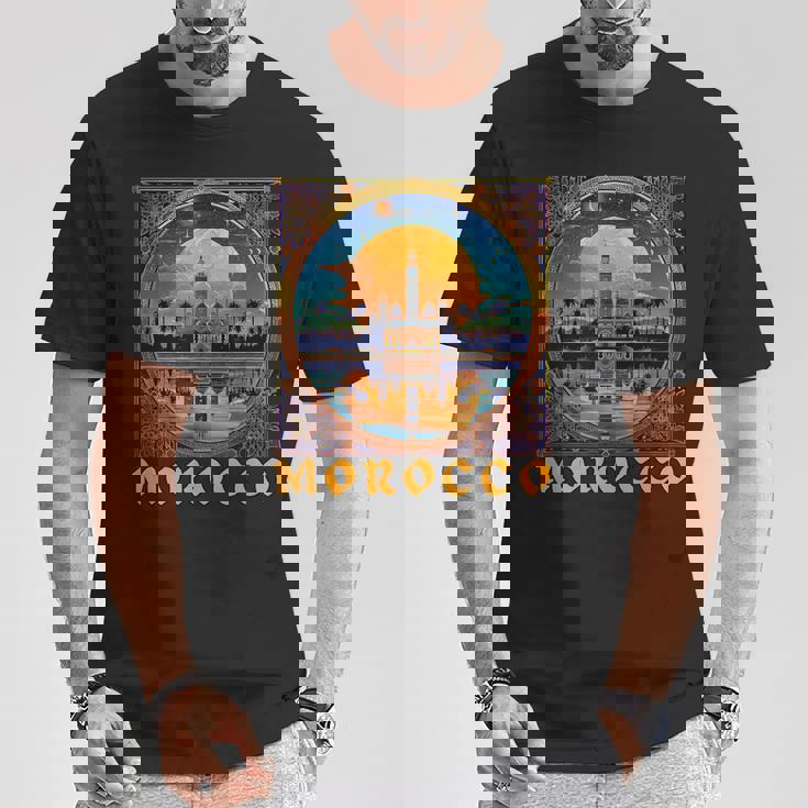 モロッコtシャツ-お土産 Tシャツ 面白い贈り物