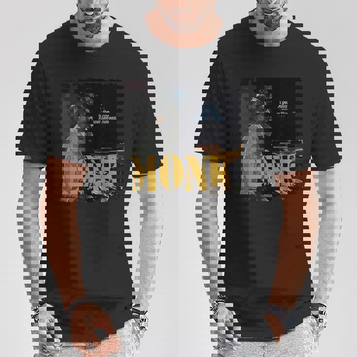 モンクジャズ 知恵 ピアニスト ミュージシャン Tシャツ 面白い贈り物