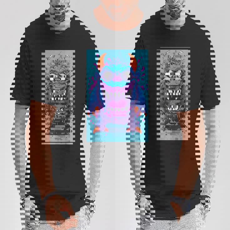 モンスター ハロウィン 怖い 面白い かわいい モンスター モチーフ Tシャツ 面白い贈り物