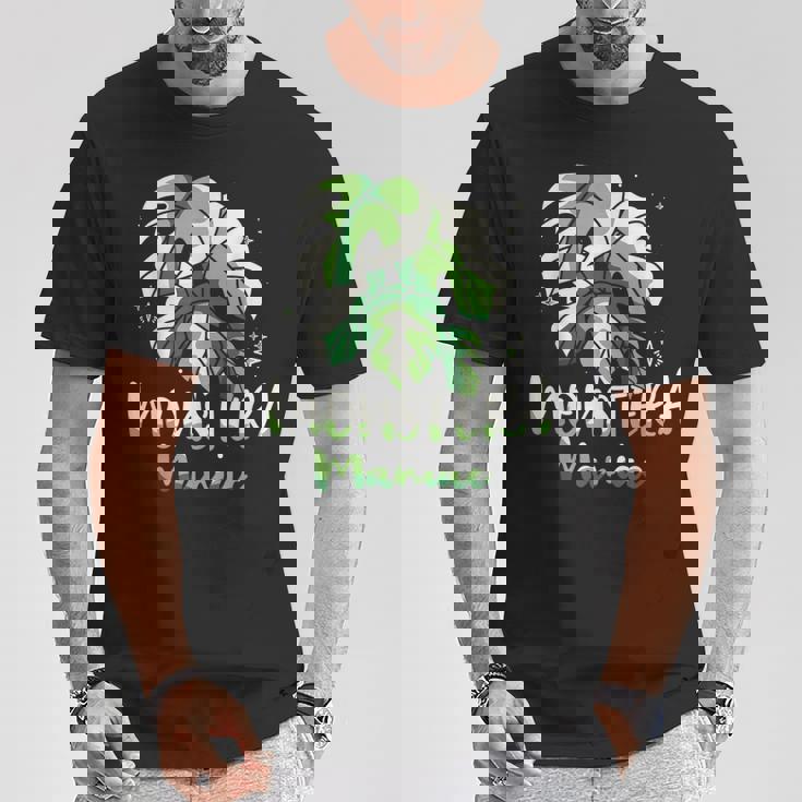 モンステラ 植物 ガーデニング 庭好き 庭師 観葉植物 Tシャツ 面白い贈り物