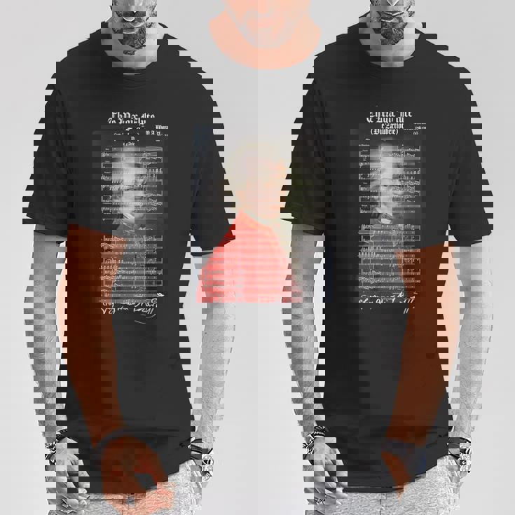 モーツァルトラバーズマジックフルートアリア4デザイン Tシャツ 面白い贈り物