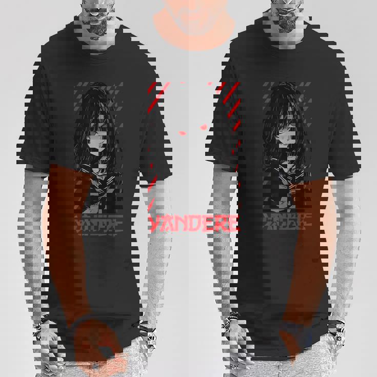 ヤンデレ アニメ 女の子 かわいい エモ ゴス オタク アニメ マンガ好き Tシャツ 面白い贈り物