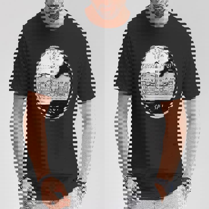 ユタ州立大学クォーターコイン Tシャツ 面白い贈り物