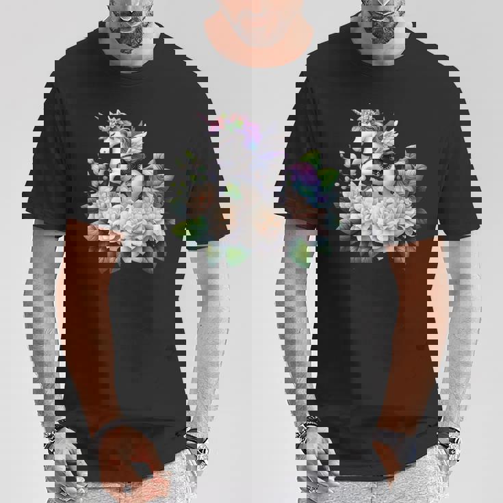 ユニコーン ライディング クチナシ 男の子 女の子 男性 女性 キッズ 大人 Tシャツ 面白い贈り物