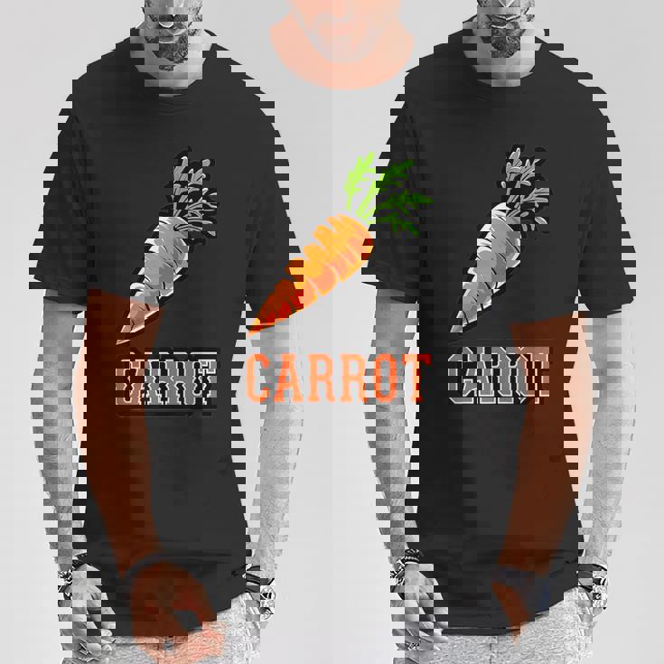 ユニークで楽しいニンジンデザインのグラフィック。 Tシャツ 面白い贈り物