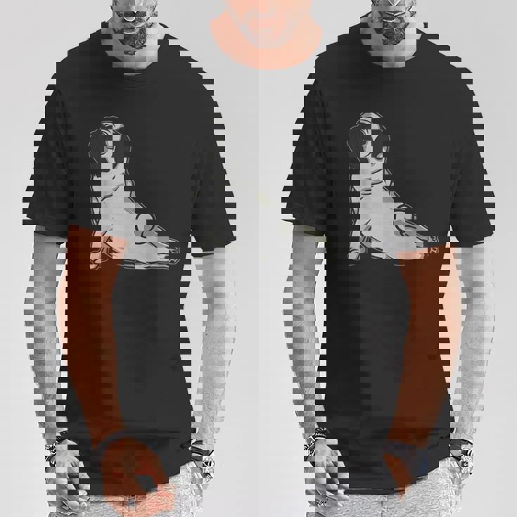 ヨガ パグ パグ Tシャツ 面白い贈り物