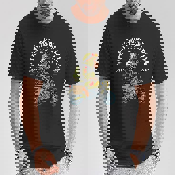 ライフ・イズ・ア・モンキーバイクジャパン Tシャツ 面白い贈り物