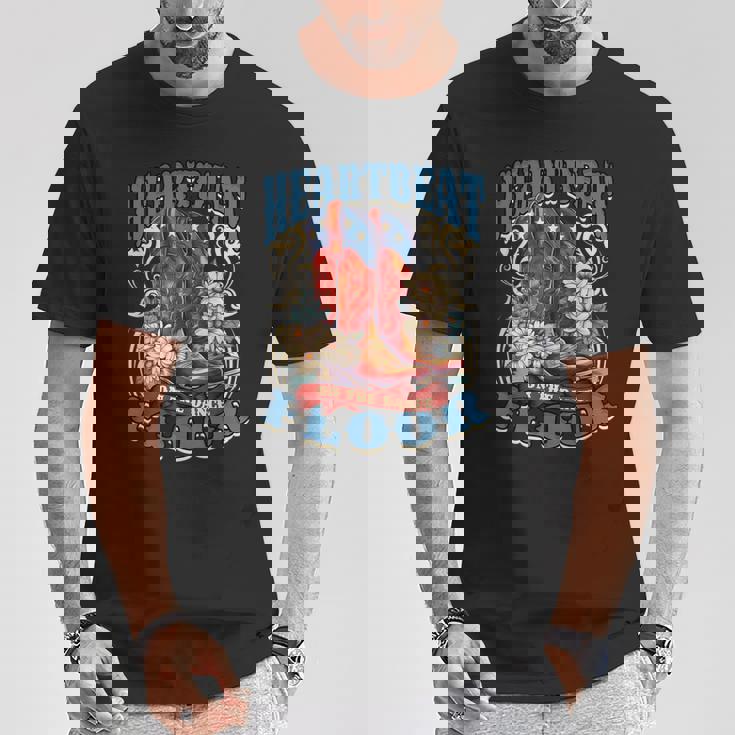 ラインダンス Heartbeat On The Dancefloor Tシャツ 面白い贈り物