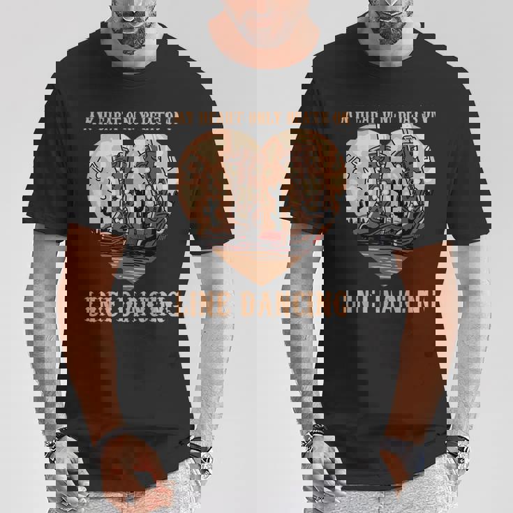 ラインダンス ウエスタンカントリー ラインダンス Tシャツ 面白い贈り物