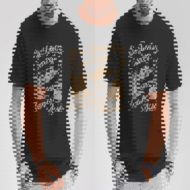 ラインダンス、カウボーイ、カントリーミュージック Tシャツ 面白い贈り物