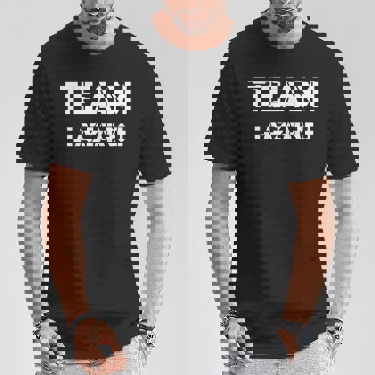 ラザロが好きな人のためのチームラザロ服 Tシャツ 面白い贈り物