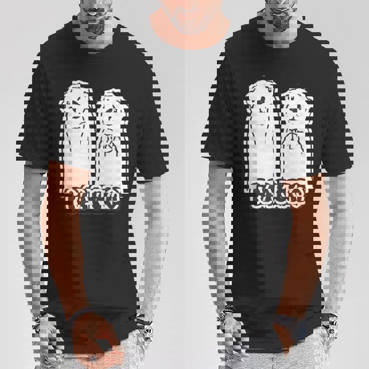 ラッコ《ともだち・かい と かお》2匹 シンプル イラスト【どうぶつフレンズ】動物 ゆるくて かわいい キャラクター Tシャツ 面白い贈り物