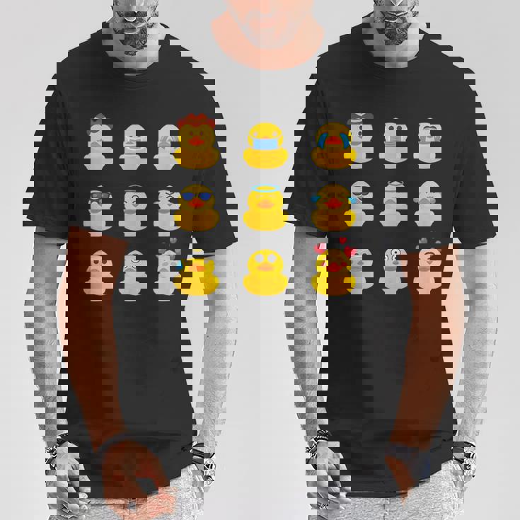 ラバーアヒル、きしむアヒル、ナインバスダック、ラバーアヒル Tシャツ 面白い贈り物