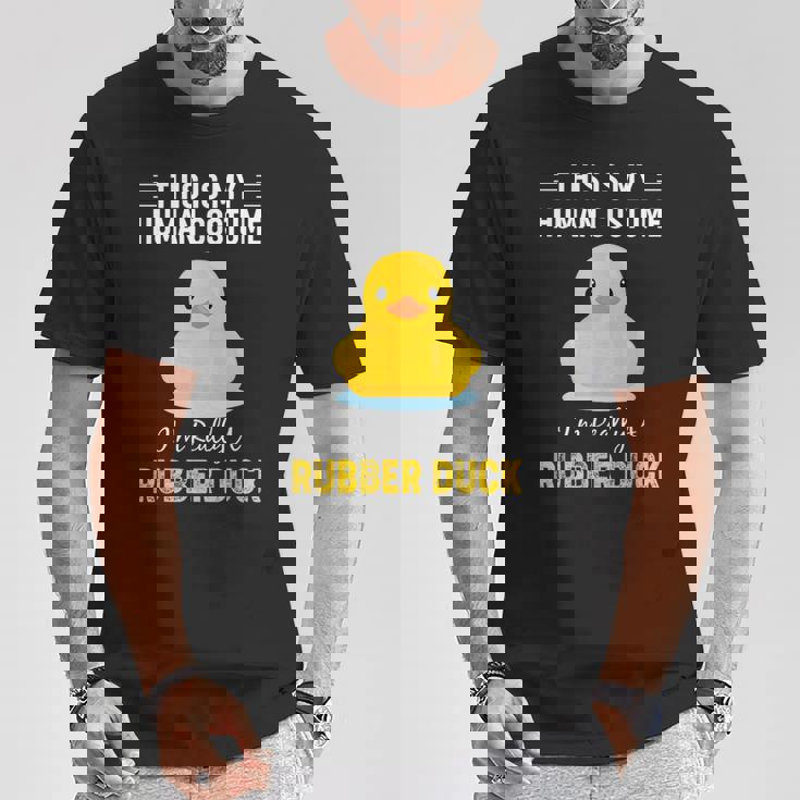 ラバーダックシャツ I'm Really A Rubber Duck Tシャツ 面白い贈り物