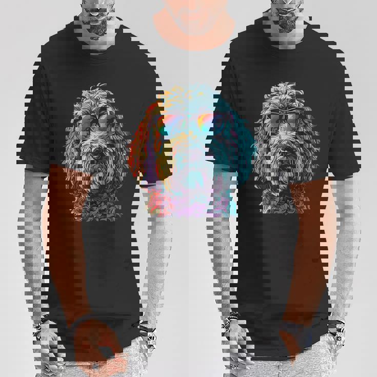 ラブラドゥードル・ドゥードル・ママ 犬 犬のママ 毛皮の友達 Tシャツ 面白い贈り物