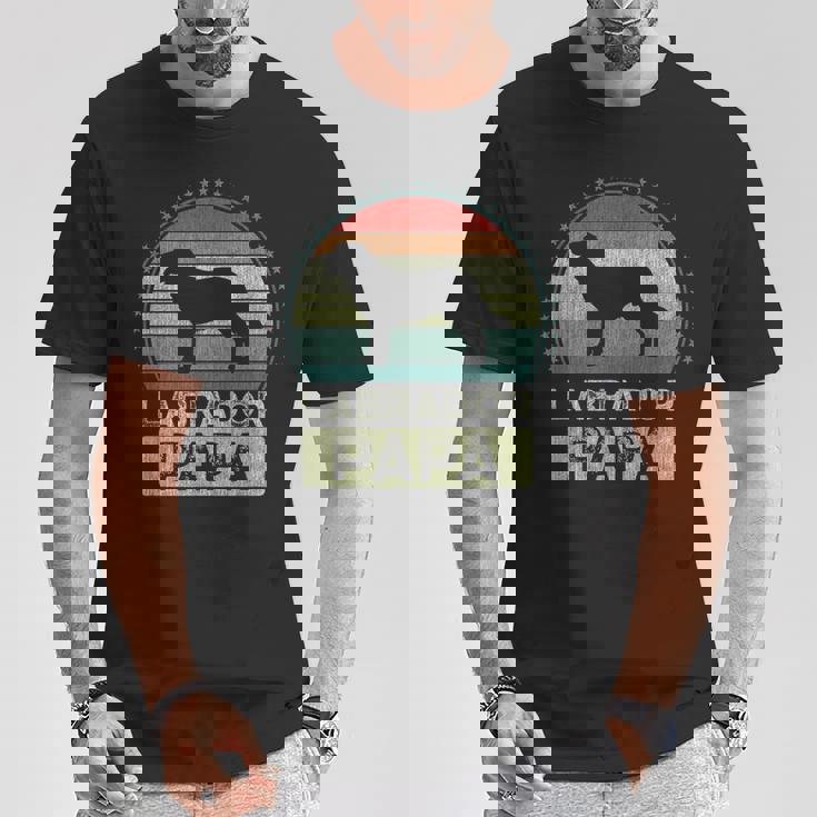 ラブラドール・パパ 父の日 ラブラドール・レトリーバー Tシャツ 面白い贈り物