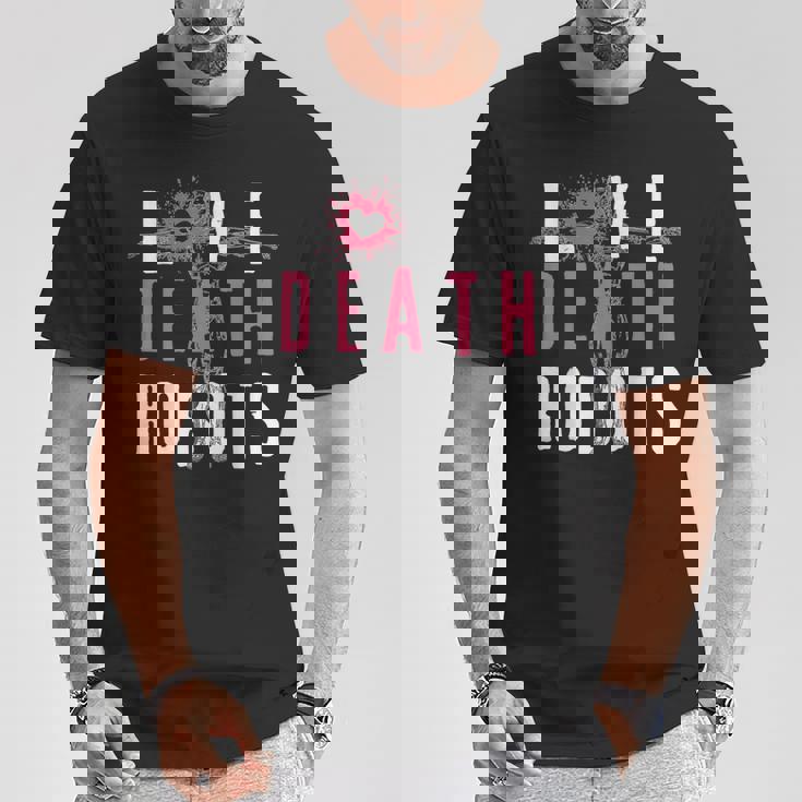 ラブ・デス・ロボット Tシャツ 面白い贈り物