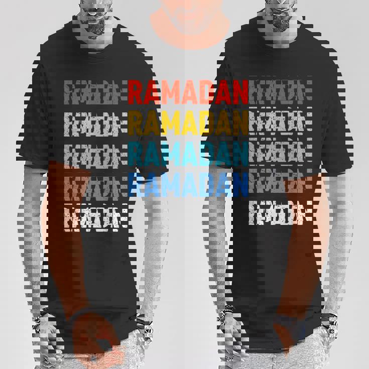 ラマダン断食カフタンアバヤフリーデーラマダンイスラム Tシャツ 面白い贈り物
