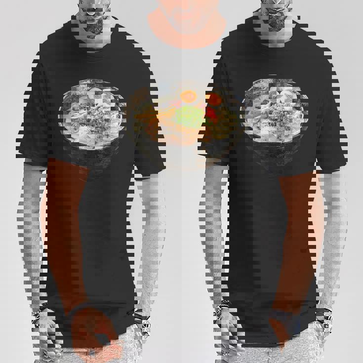 ラーメンコスチューム 簡単 ラストミニッツ ハロウィン 麺 和 Tシャツ 面白い贈り物