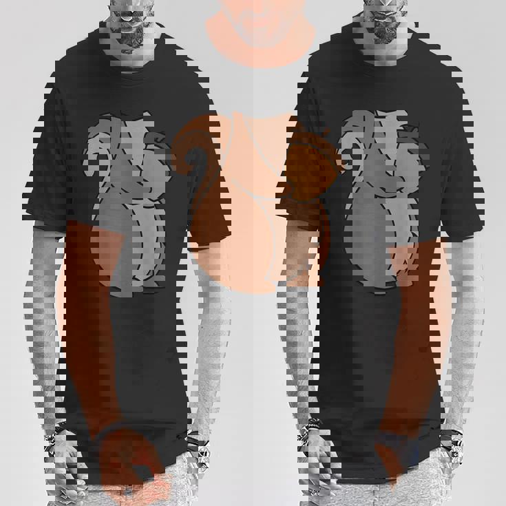 リスのコスチューム ラストミニッツのコスチューム リス Tシャツ 面白い贈り物