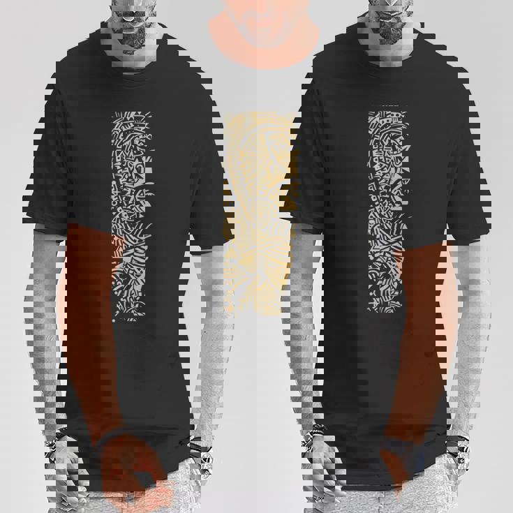 リバイタライジング トライバルアート Tシャツ 面白い贈り物