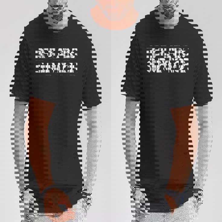 リブメッキサバイバー Tシャツ 面白い贈り物