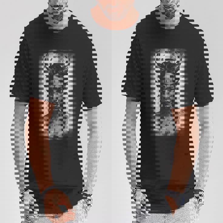 リリス ゴシック サンタ ムエルテ 神々 ダーク神話 Tシャツ 面白い贈り物