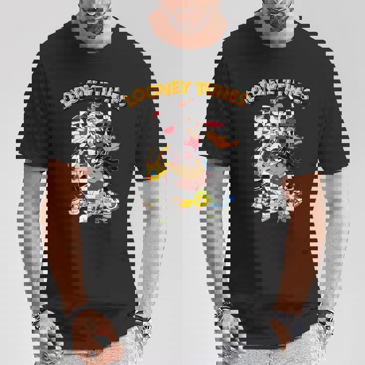 ルーニー・テューンズ シルベスター タズ ダフィー 虫 Tシャツ 面白い贈り物