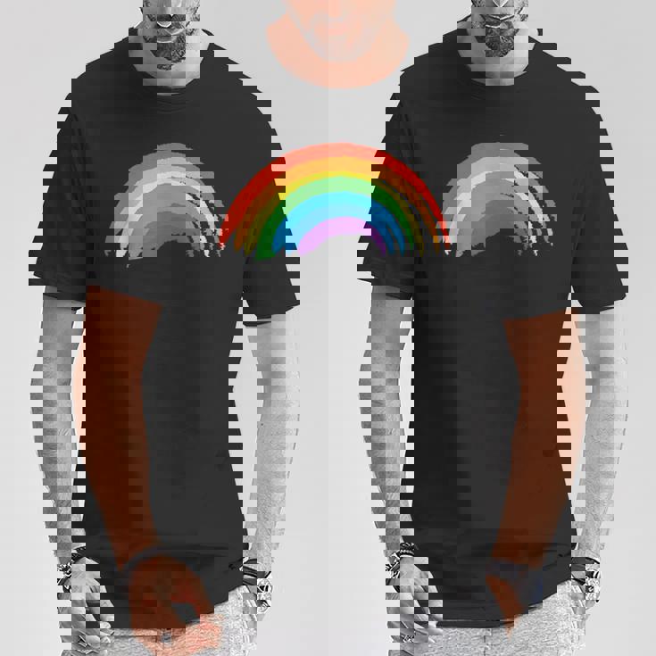 レインボーデザイン レインボー Tシャツ 面白い贈り物