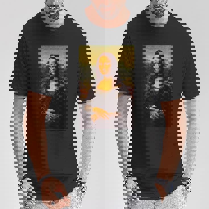 レオナルド・ダ・ヴィンチによるモナ・リザジョコンダ-モナリザ1519 Tシャツ 面白い贈り物