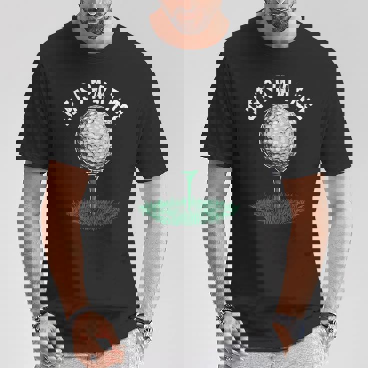レッツパーティー 面白いゴルフ愛好家 ゴルファー ゴルフ愛好家 Tシャツ 面白い贈り物