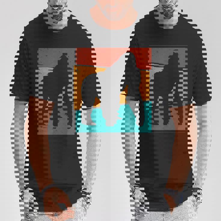 レトロ ゴリラ I エステティック ゴリラ I モンキー I ゴリラ Tシャツ 面白い贈り物