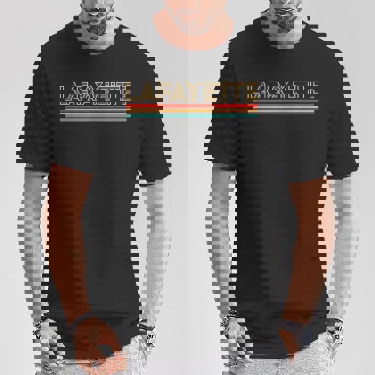 レトロ ラファイエット ルイジアナ Tシャツ 面白い贈り物