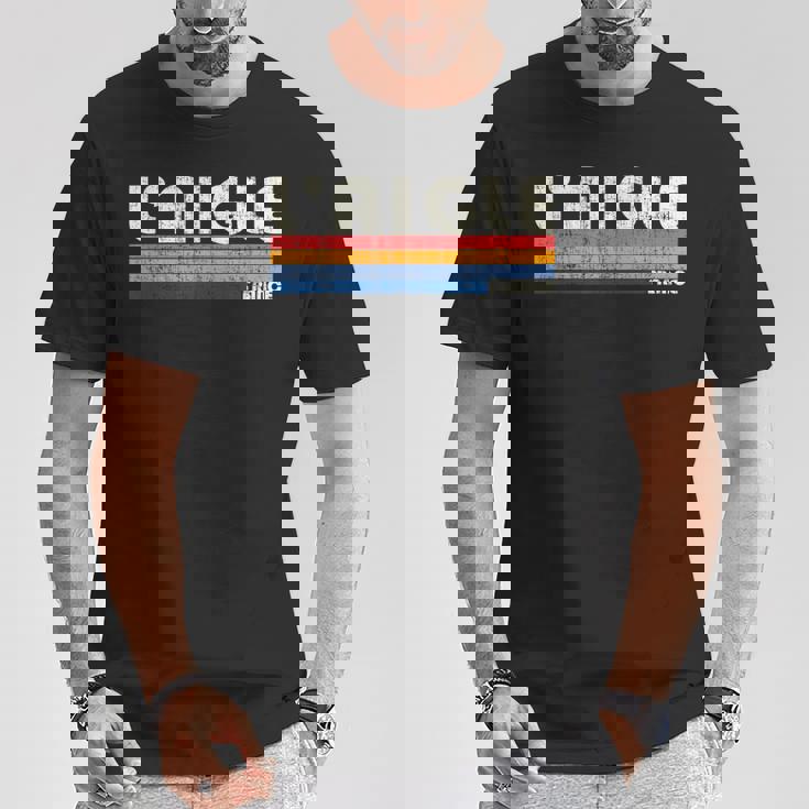 レトロ ヴィンテージ 70年代80年代スタイル L'aigle フランス Tシャツ 面白い贈り物