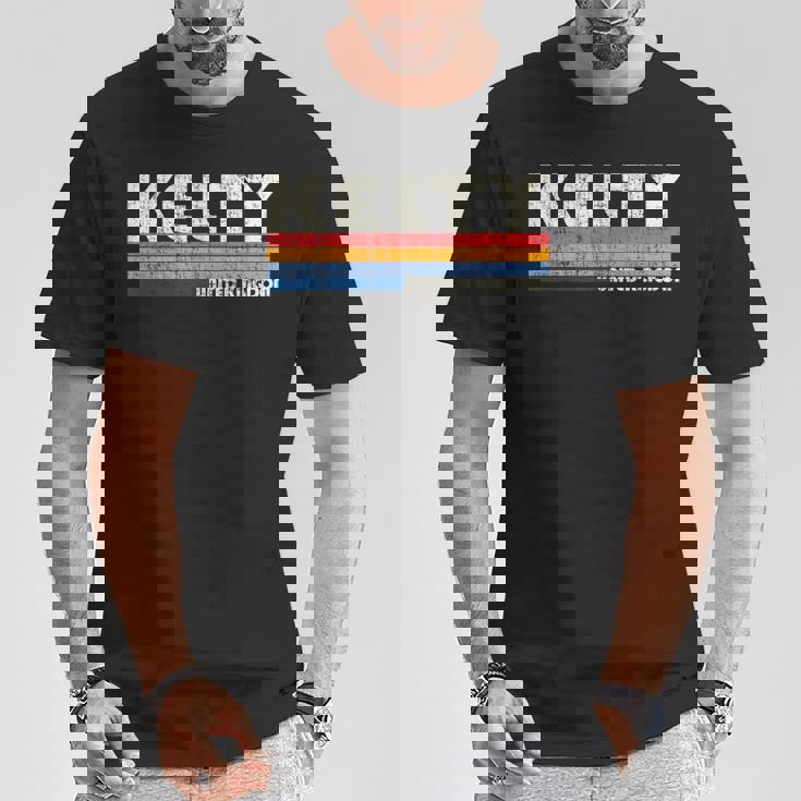 レトロ ヴィンテージ 70年代80年代スタイル ケルティ、イギリス Tシャツ 面白い贈り物