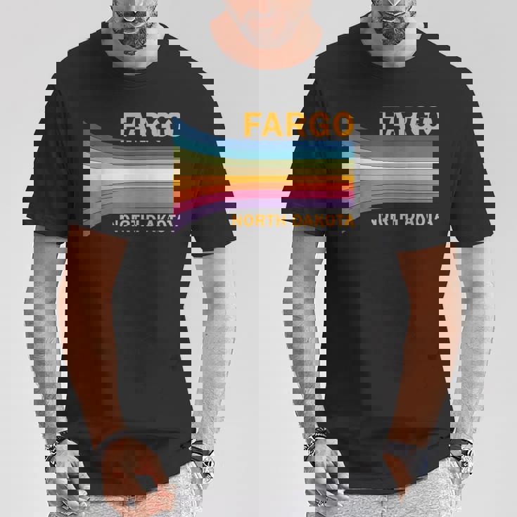 レトロ ヴィンテージ 70年代ファーゴ ノースダコタ Tシャツ 面白い贈り物