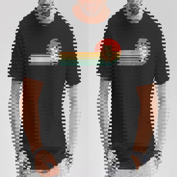 レトロ ヴィンテージ カワイイ ハムスター げっ歯類 ペット 動物 ハムスター 恋人 Tシャツ 面白い贈り物