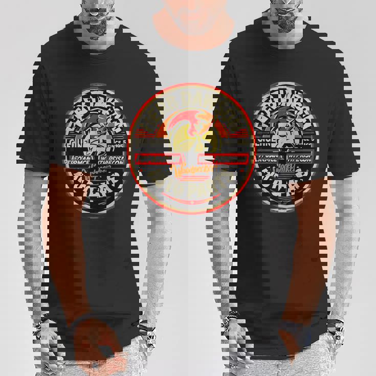 レトロ ヴィンテージ ハーブ ドーソン クレイ スミス カム スタイル ガソリンスタンド Tシャツ 面白い贈り物