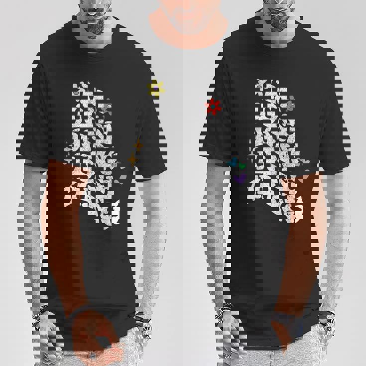 レトログルーヴィーなイム・ルイーズ Doing Luise Things 面白い母の日 Tシャツ 面白い贈り物